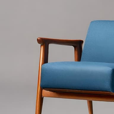 Modern Elegance Teal Armchair - Imagem 2