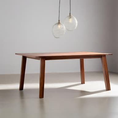 Elegant Solid Wood Dining Table - Imagem 2
