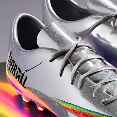 Futuristic Holographic Soccer Cleats - Imagem 2