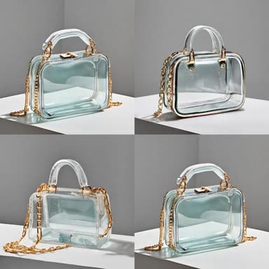 Chic Transparent Fashion Handbag - Imagem 3