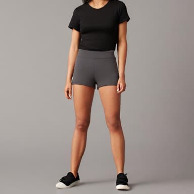 Classic High-Waisted Athletic Shorts - Imagem 1