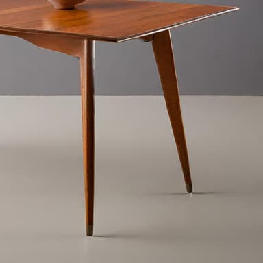Mid-Century Modern Wooden Dining Table - Imagem 2