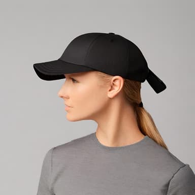 Classic Black Baseball Cap - Imagem 2